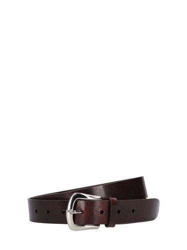 Ceinture En Cuir - BRUNELLO CUCINELLI - Modalova