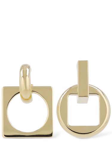 Boucles D’oreilles Les Pendantes Rond Carre - JACQUEMUS - Modalova