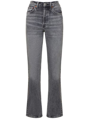 Jean Skinny En Denim De Coton 70s - RE/DONE - Modalova