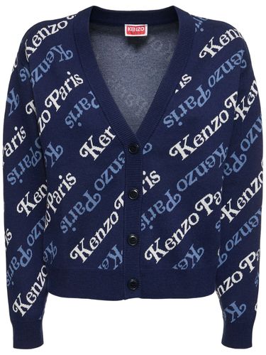 Cardigan En Coton Et Laine Kenzo X Verdy - KENZO PARIS - Modalova