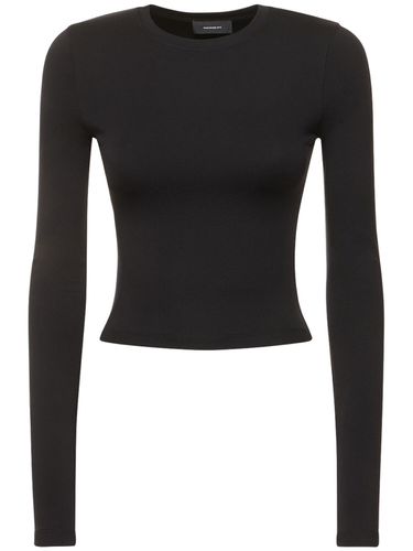 T-shirt En Jersey Stretch Opaque - WARDROBE.NYC - Modalova