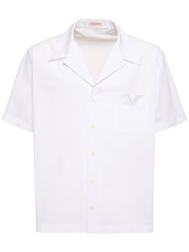 Chemise En Coton À Manches Courtes - VALENTINO - Modalova