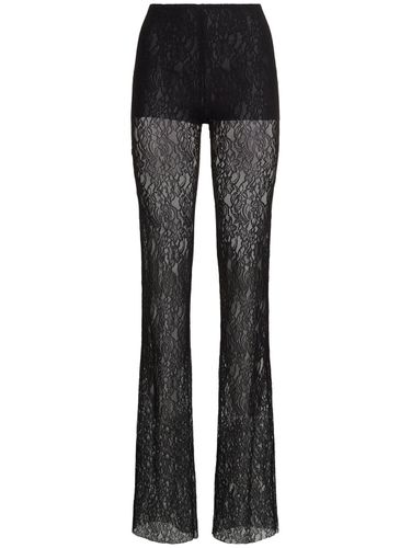 Pantalon Droit En Dentelle Stretch - PHILOSOPHY DI LORENZO SERAFINI - Modalova