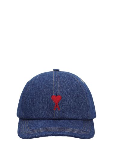 Casquette Brodée Red Adc - AMI PARIS - Modalova