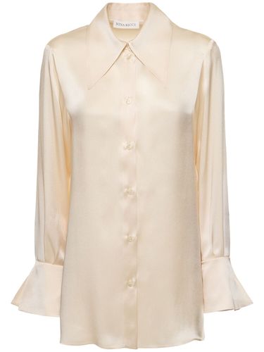 Chemise Évasée En Satin - NINA RICCI - Modalova