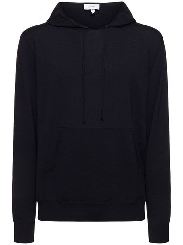 Sweat-shirt En Laine Mélangée À Capuche - LARDINI - Modalova