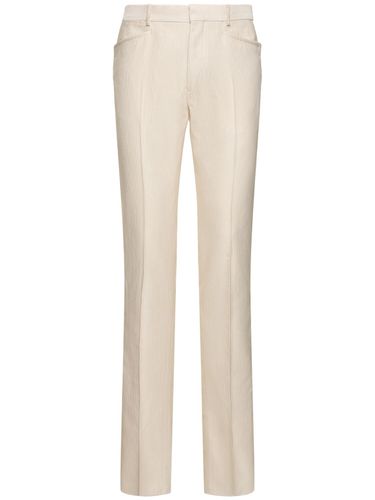 Pantalon En Cannage Coton Et Soie Atticus - TOM FORD - Modalova