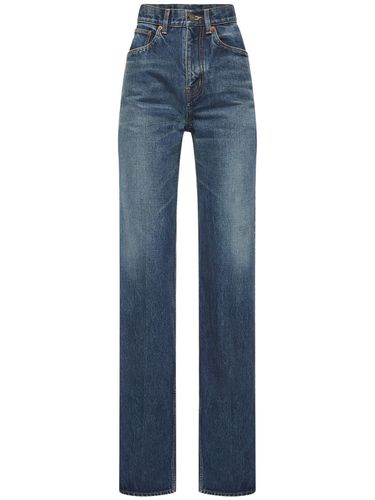 Jean En Denim Neo Clyde - SAINT LAURENT - Modalova