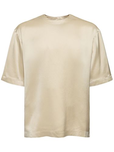 T-shirt Boxy En Satin Technique - NANUSHKA - Modalova