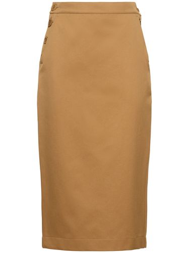 Jupe Crayon En Gabardine De Coton Cresta - MAX MARA - Modalova