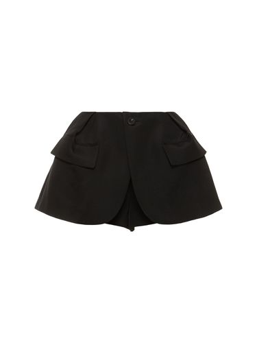 Short En Coton Et Soie - SACAI - Modalova