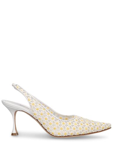 Escarpins À Bride En Dentelle Margolina 70 Mm - MANOLO BLAHNIK - Modalova