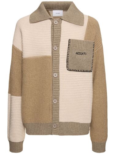 Pull-over En Patchwork De Laine Mélangée Franco - AXEL ARIGATO - Modalova