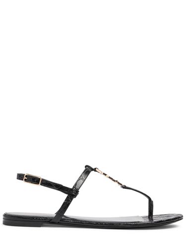 Sandales En Cuir Cassandra 10 Mm - SAINT LAURENT - Modalova