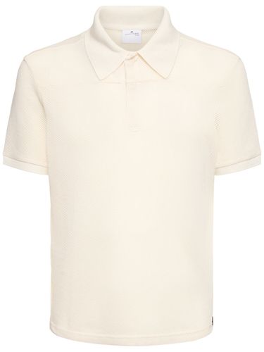 Polo Manches Courtes En Mesh Imprimé Logo - COURREGES - Modalova