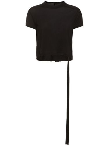 T-shirt Court En Jersey À Manches Courtes - RICK OWENS DRKSHDW - Modalova