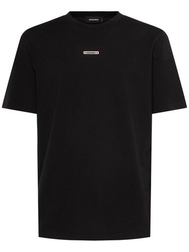 T-shirt Regular Fit À Logo - DSQUARED2 - Modalova