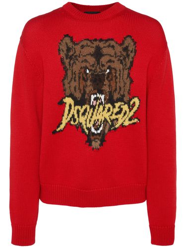 Pull-over À Col Ras-du-cou - DSQUARED2 - Modalova