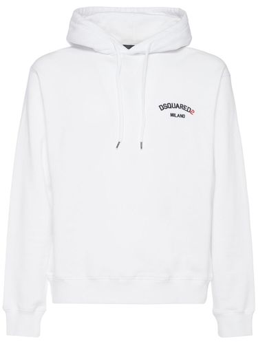 Sweat-shirt Cool Fit En Coton À Capuche - DSQUARED2 - Modalova