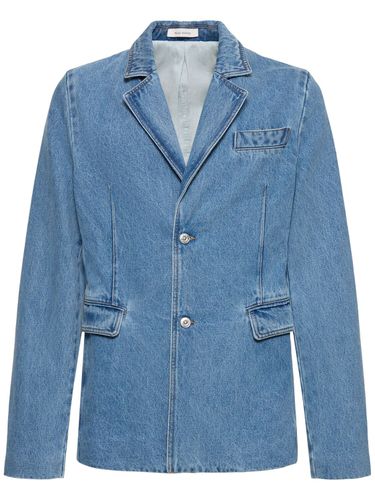 Blazer En Denim De Coton Eternity - WALES BONNER - Modalova