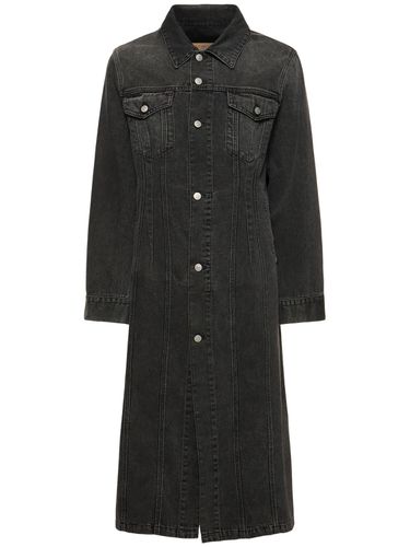 Manteau Long En Denim De Coton - MM6 MAISON MARGIELA - Modalova