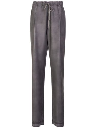 Pantalon Ample En Mohair Et Laine - MAISON MARGIELA - Modalova