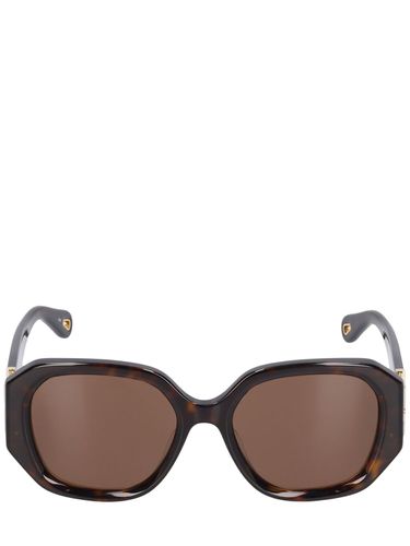 Lunettes De Soleil Carrées En Acétate Bio Marcie - CHLOÉ - Modalova