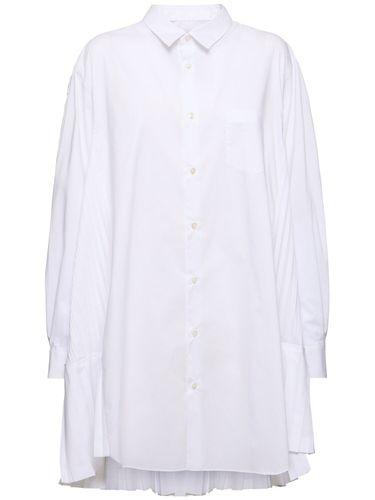 Chemise En Coton Mélangé À Plis - JUNYA WATANABE - Modalova