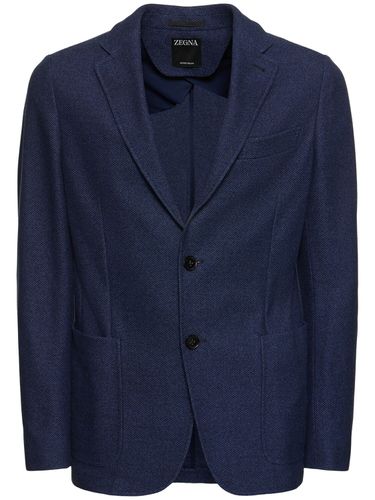 Blazer En Jersey De Coton - ZEGNA - Modalova