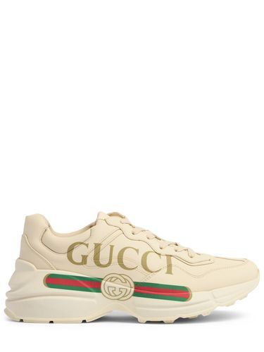 Sneakers En Cuir Rhython 50 Mm - GUCCI - Modalova