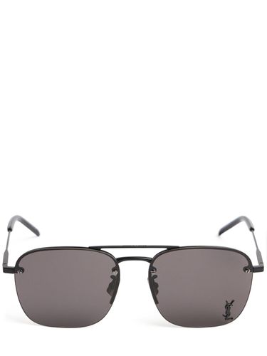 Lunettes De Soleil En Métal Sl 309 - SAINT LAURENT - Modalova