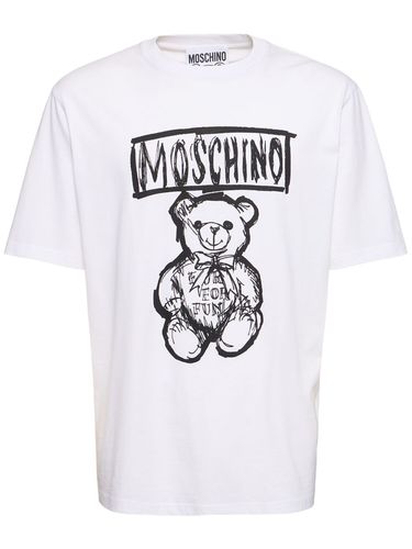 T-shirt À Manches Courtes - MOSCHINO - Modalova