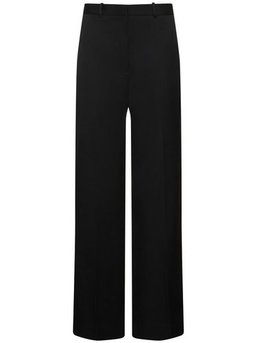 Pantalon Ample En Crêpe De Laine Taille Haute - LANVIN - Modalova