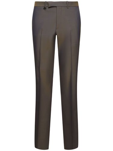 Pantalon De Tailleur En Laine - BURBERRY - Modalova