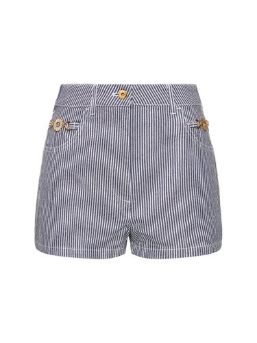 Short En Denim À Rayures - PATOU - Modalova