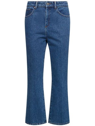 Jean Ample En Denim Taille Mi-haute California - SOEUR - Modalova