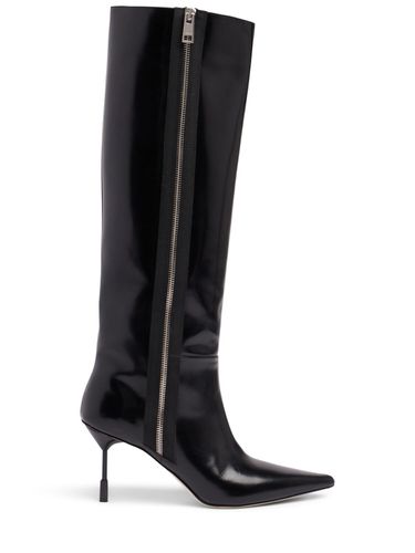 Bottes Hautes En Cuir Tr 75 Mm - MSGM - Modalova