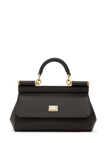 Sac Moyen En Cuir Dauphine Sicily - DOLCE & GABBANA - Modalova