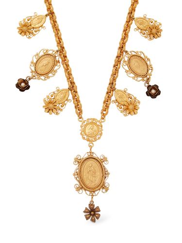 Collier À Breloques Votive - DOLCE & GABBANA - Modalova