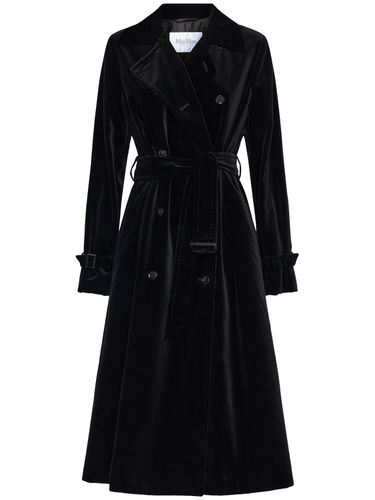 Trench-coat Midi En Gabardine De Coton Lana - MAX MARA - Modalova