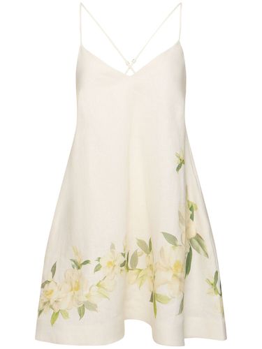 Robe Courte En Lin Harmony - ZIMMERMANN - Modalova