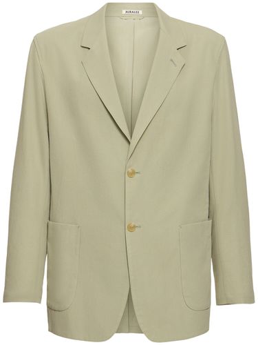 Blazer Décontracté En Coton Et Soie Viyella - AURALEE - Modalova