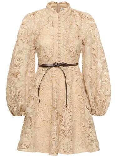 Robe Courte En Dentelle Waverly - ZIMMERMANN - Modalova