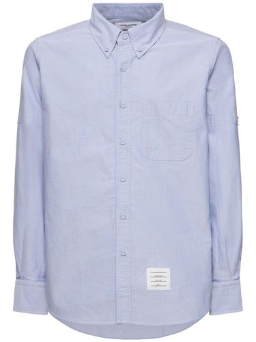 Chemise Droite Boutonnée - THOM BROWNE - Modalova