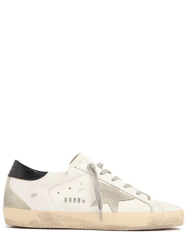 Sneakers En Cuir Et Daim Super-star 20 Mm - GOLDEN GOOSE - Modalova