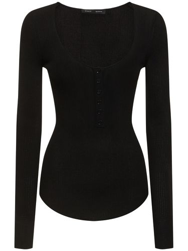 Haut En Maille Côtelée Boyd Henley - PROENZA SCHOULER - Modalova