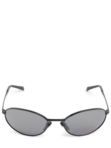 Lunettes De Soleil Rondes En Métal - PRADA - Modalova