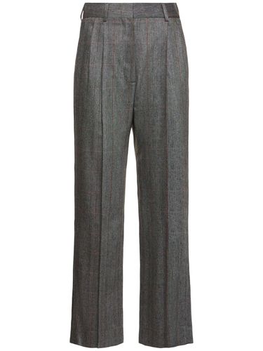 Pantalon Droit En Soie Shenandoah Fox - BLAZÉ MILANO - Modalova