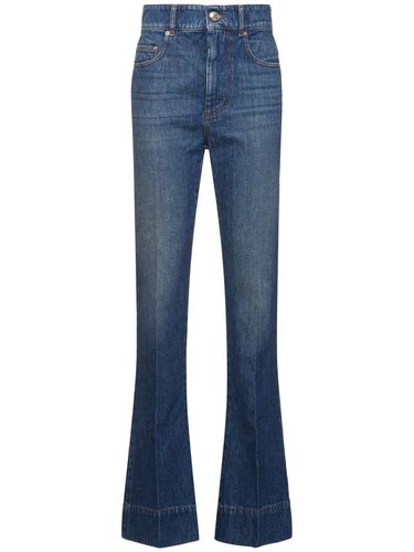 Jean Évasé En Denim Taille Mi-haute Robinia - SPORTMAX - Modalova