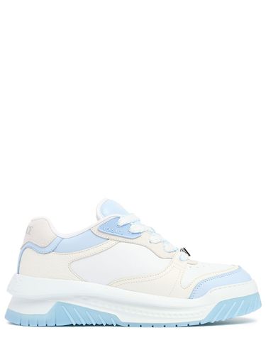 Sneakers Basses En Mesh - VERSACE - Modalova